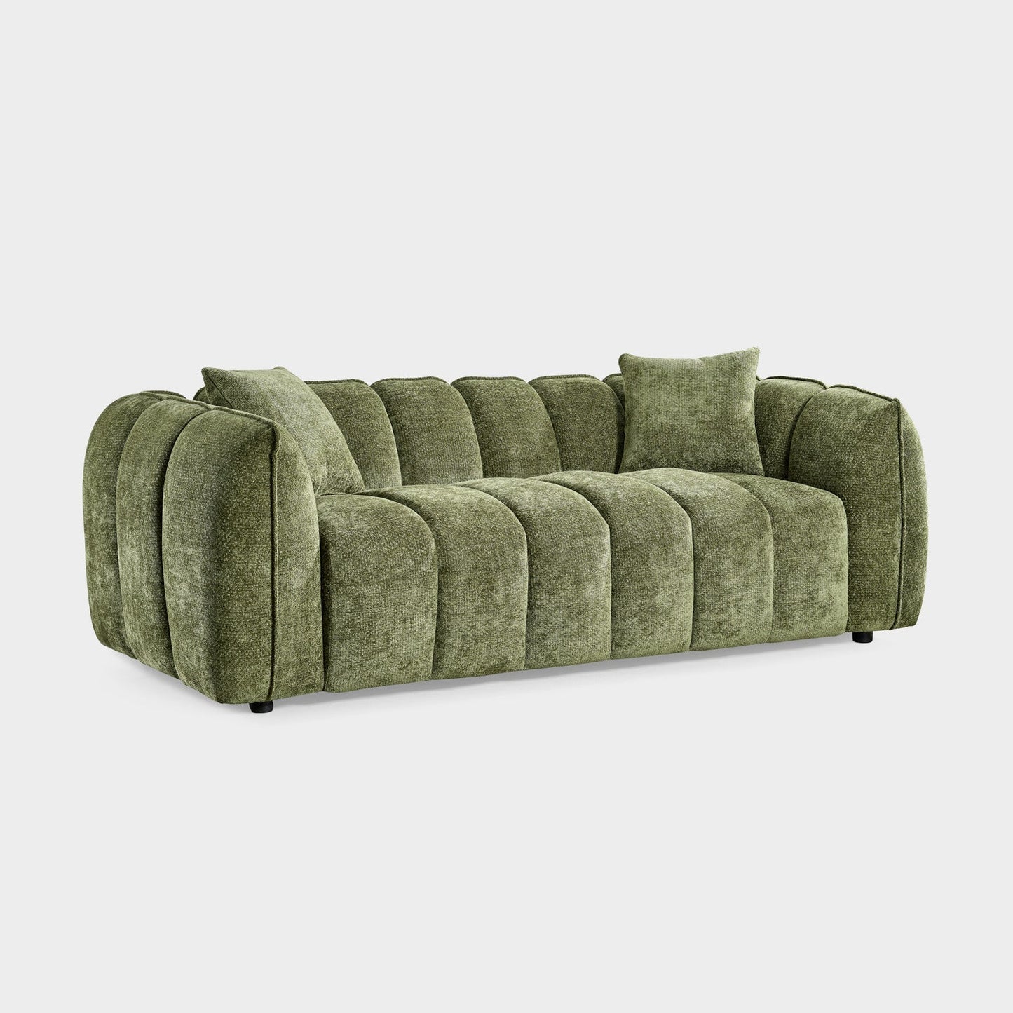 Venice Olive 3-Seater Sofa