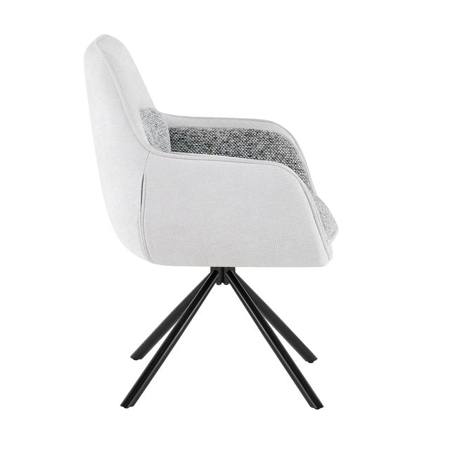 Florence Beige Swivel Chair detail