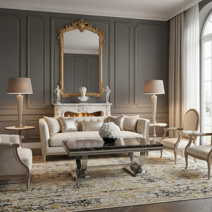 Ariana Round-Base Coffee Table side angle