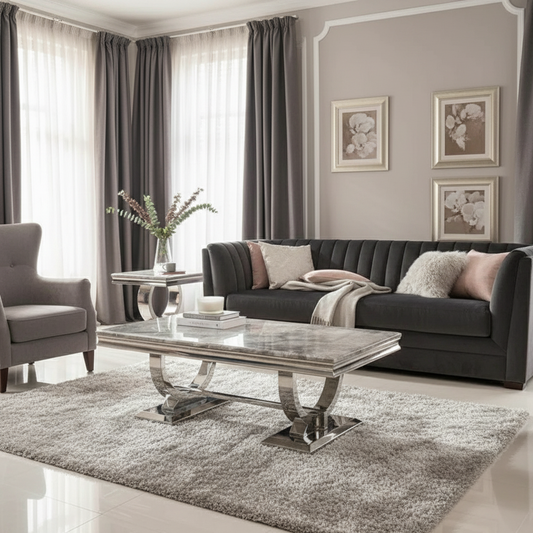 Ariana Round-Base Coffee Table
