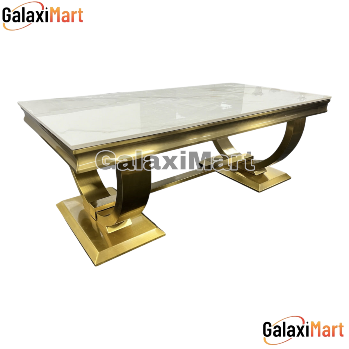 Ariana 120cm Gold Coffee Table detail