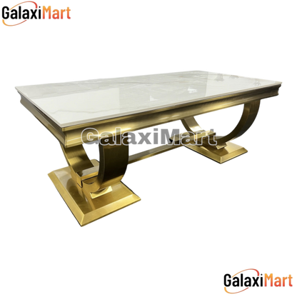 Ariana 120cm Gold Coffee Table detail