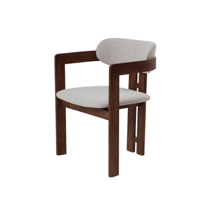 Clara Walnut Dining Chair detail