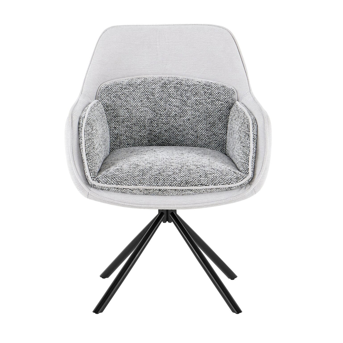 Florence Grey Swivel Chair detail