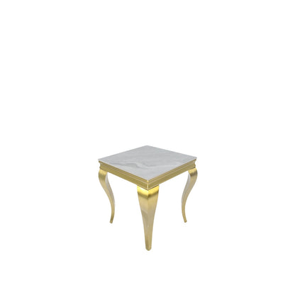 Louis Marble Lamp Table detail