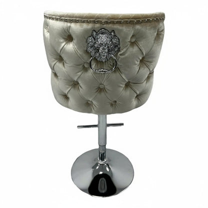 Lewis Lion Knocker Bar Stool