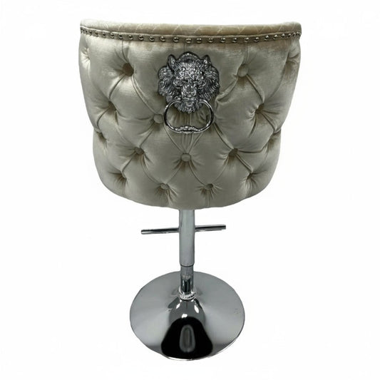 Lewis Lion Knocker Bar Stool