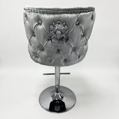 Lewis Lion Knocker Bar Stool