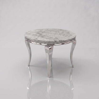 Louis Grey Marble Round Dining Table