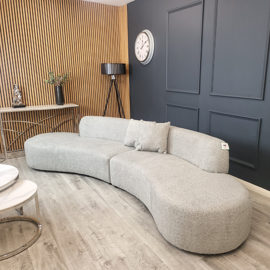 Miami Curved Boucle Sofa