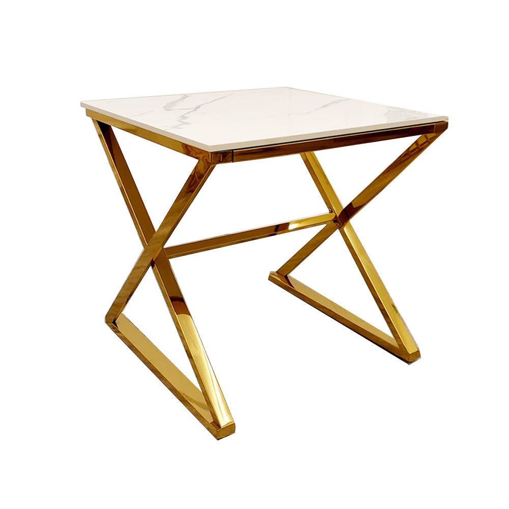 Zion Gold Lamp Table detail